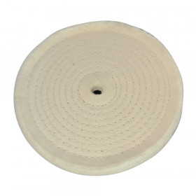 Silverline 105888 Spiral-Stitched Cotton Buffing Wheel, 150Mm Each 1