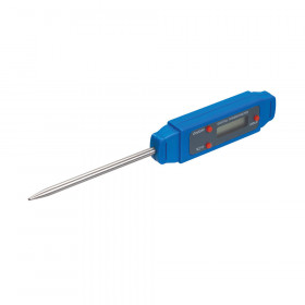 Silverline 469539 Pocket Digital Probe Thermometer, -40°C To +250°C Each 1