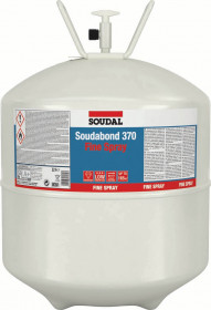 Soudal 128508 Contact Adhesive 370 Sp Sprayable Transparent 22L canister 15