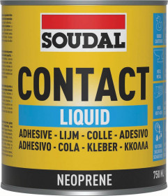 Soudal 131973 Contact Adhesive Liquid Yellow 750Ml tin 6