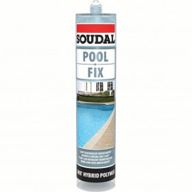 Soudal 132196 Pool Fix Adhesive Aqua Blue 290Ml cartridge 12