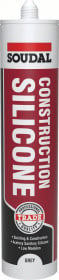 Soudal 152974 Construction Silicone Grey 290Ml cartridge 12