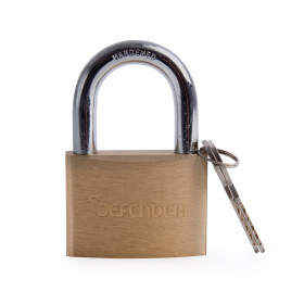 Squire Henry Squire Dfbp6 Brass Padlock (Branded Defender) 60Mm