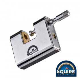 Squire SQR701014 Armoured Brass Block Lock - Aswl2 80Mm Blister Pack 1