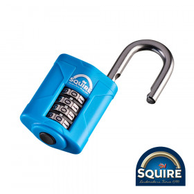 Squire SQR701361 Combination Padlock - Stainless Steel Closed Shackle - Cp40S 40Mm Blister Pack 1