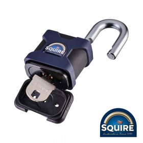Squire SQR701426 Stronghold Padlock - Open Shackle - Ss50P5 50Mm Blister Pack 1