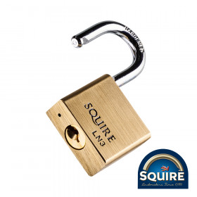 Squire SQR701482 Premium Brass Lion Padlock - Stainless Steel Shackle - Ln3S 30Mm Blister Pack 1