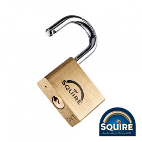 Squire SQR701689 Premium Brass Lion Padlock - Stainless Steel Shackle - Ln5S 50Mm Blister Pack 1