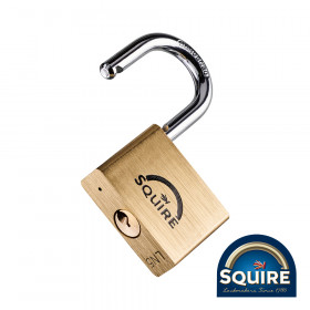 Squire SQR701754 Premium Brass Lion Padlock - Ln5 50Mm Blister Pack 1