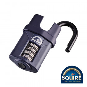 Squire SQR701825 Combination Padlock - Steel Closed Shackle - Cp40Cs 40Mm Blister Pack 1