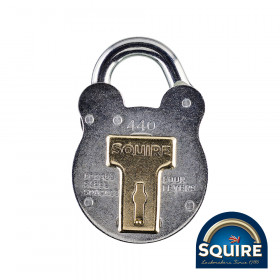 Squire SQR701943 Old English 4 Lever Padlock -  440 40Mm Blister Pack 1