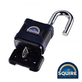 Squire SQR701963 Stronghold Padlock - Open Shackle - Ss80S 80Mm Blister Pack 1