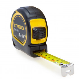Stanley 0-30-696 Metric/Imperial Tylon Pocket Tape Measure 5M