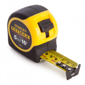 Stanley 0-33-719 Fatmax Metric/Imperial Tape Measure With Blade Armor 5M