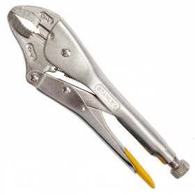 Stanley 0-84-809 Maxsteel Locking Pliers Curved Jaw 225Mm