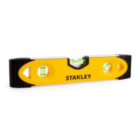 Stanley 230Mm / 9in Shock Proof Magnetic Torpedo Level 3 Vials (0-43-511)