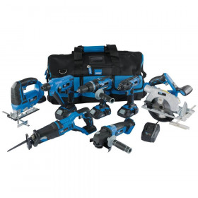 Storm Force 07025 Draper Storm Force® 20V 7 Machine Cordless Kit (12 Piece) per kit