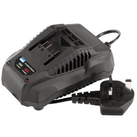 Storm Force 23793 Draper Storm Force® 20V Fast Charger For Power Interchange Batteries each 1