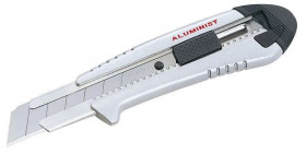 Tajima TAAC700SB Aluminist 25Mm Silver Knife With Automatic Lock