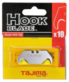 Tajima TAHKB10B V Rex Deep Hook Blade - Pack Of 10