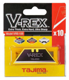 Tajima TAVRB10B V Rex Utility Blade - Pack Of 10