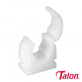 Talon TALTS15 Single Hinged Clip - White - Ts15 15Mm Bag 100