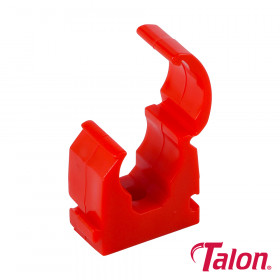 Talon TALTS15RED Single Hinged Id Clip - Red - Ts15Red 15Mm Bag 100