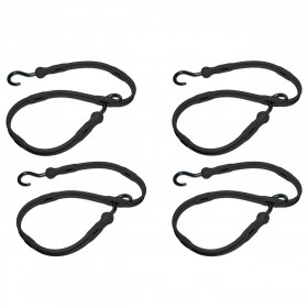 The Perfect Bungee As36Bk4Pk-Bxst Adjust-A-Strap Bungee Cords In Black 91Cm/36In (Pack Of 4)