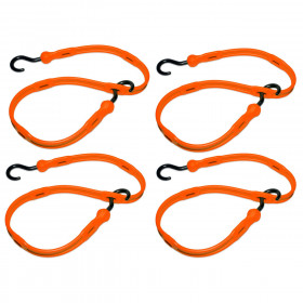 The Perfect Bungee As36Ng4Pk-Bxst Adjust-A-Strap Bungee Cords In Orange 91Cm/36In (Pack Of 4)