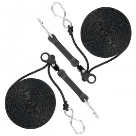 The Perfect Bungee Ptdbk2Pk Tie Down Straps In Black 3.65M/12Ft (Pack Of 2)