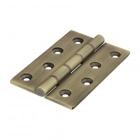 Timco 234100 Double Phosphor Bronze Washered Hinges - Solid Brass - Antique Brass 102 X 67