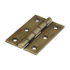 Timco 234147 Double Phosphor Bronze Washered Hinges - Solid Brass - Antique Brass 76 X 50