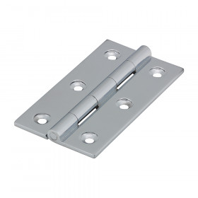 Timco 234279 Solid Drawn Hinge - Solid Brass - Polished Chrome 75 X 40