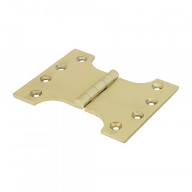 Timco 234297 Parliament Hinges - Solid Brass - Polished Brass 102 X 125