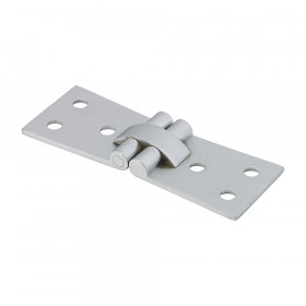 Timco 234340 Counter Flap Hinges - Solid Brass - Satin Chrome 100 X 40