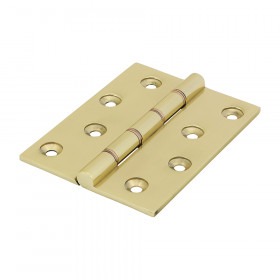 Timco 234358 Double Phosphor Bronze Washered Hinges - Solid Brass - Polished Brass 102 X 75