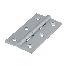Timco 234571 Solid Drawn Hinge - Solid Brass - Satin Chrome 75 X 40