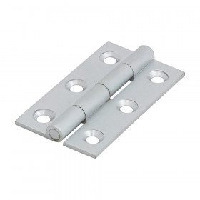 Timco 234593 Solid Drawn Hinge - Solid Brass - Satin Chrome 50 X 28