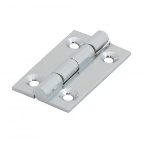 Timco 234617 Solid Drawn Hinge - Solid Brass - Polished Chrome 38 X 22