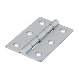 Timco 234635 Double Stainless Steel Washered Hinges - Solid Brass - Satin Chrome 76 X 50