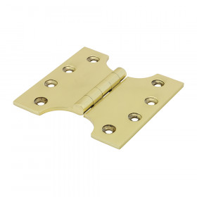 Timco 234813 Parliament Hinges - Solid Brass - Polished Brass 102 X 100