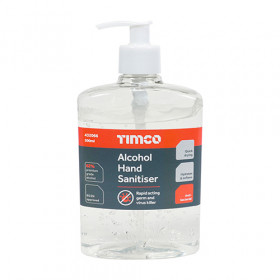 Timco 432066 Alcohol Hand Sanitiser 500Ml Pump Bottle 1