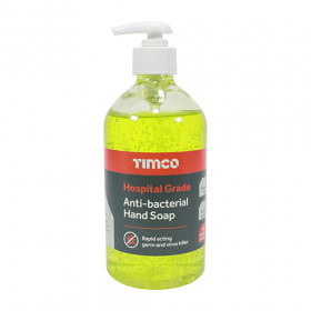 Timco 432088 Hospital Grade Anti-Bacterial Hand Soap 500Ml Pump Bottle 1
