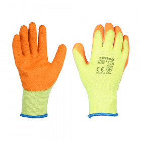 Timco 770524 Eco-Grip Gloves - Crinkle Latex Coated Polycotton - Multi Pack X Large