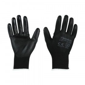 Timco 770736 Durable Grip Gloves - Pu Coated Polyester Large