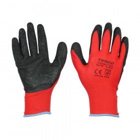 Timco 770746 Light Grip Gloves - Crinkle Latex Coated Polyester X Large