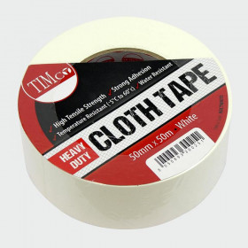 TIMco Heavy Duty Cloth Tape - White Range