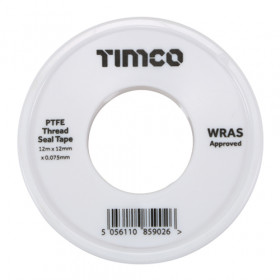 Timco PTFE2 Ptfe Thread Seal Tape 12M X 12Mm Pack 2