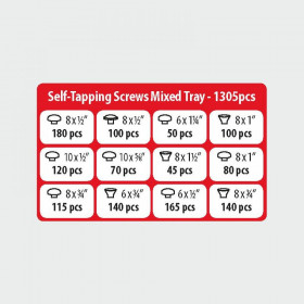 TIMco Self-Tapping Screw Mixed Tray Range