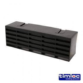 Timloc LOC1201ABBL Airbrick - Plastic - Black - 1201Abbl 215 X 69 X 60 Box 20